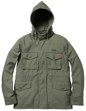 Supreme Popeye M-65 Jacket Olive (WORN)