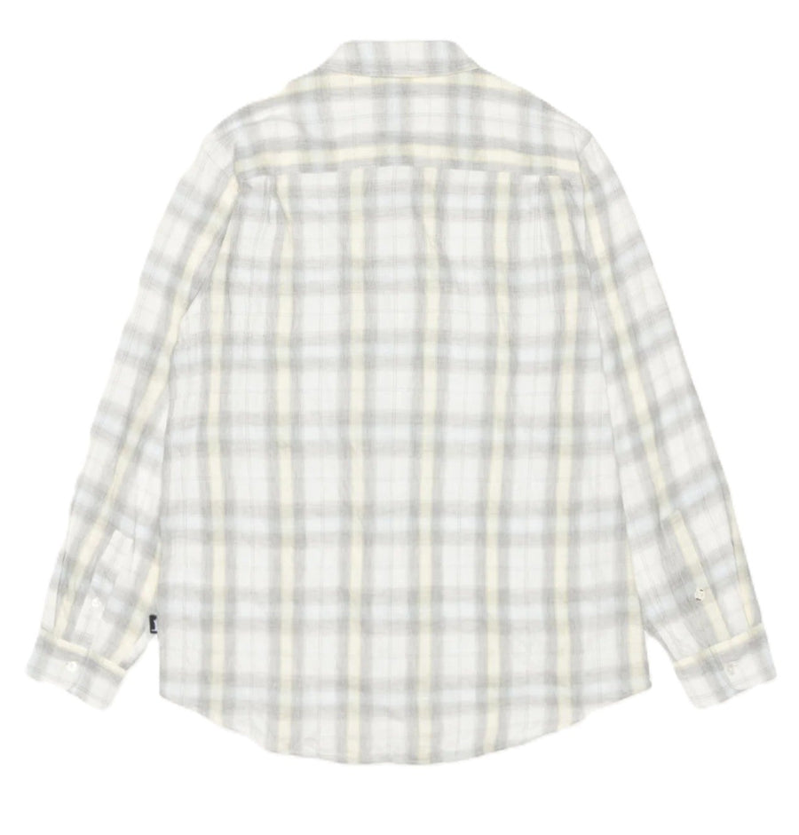 Stussy Beach Plaid Shirt Off White