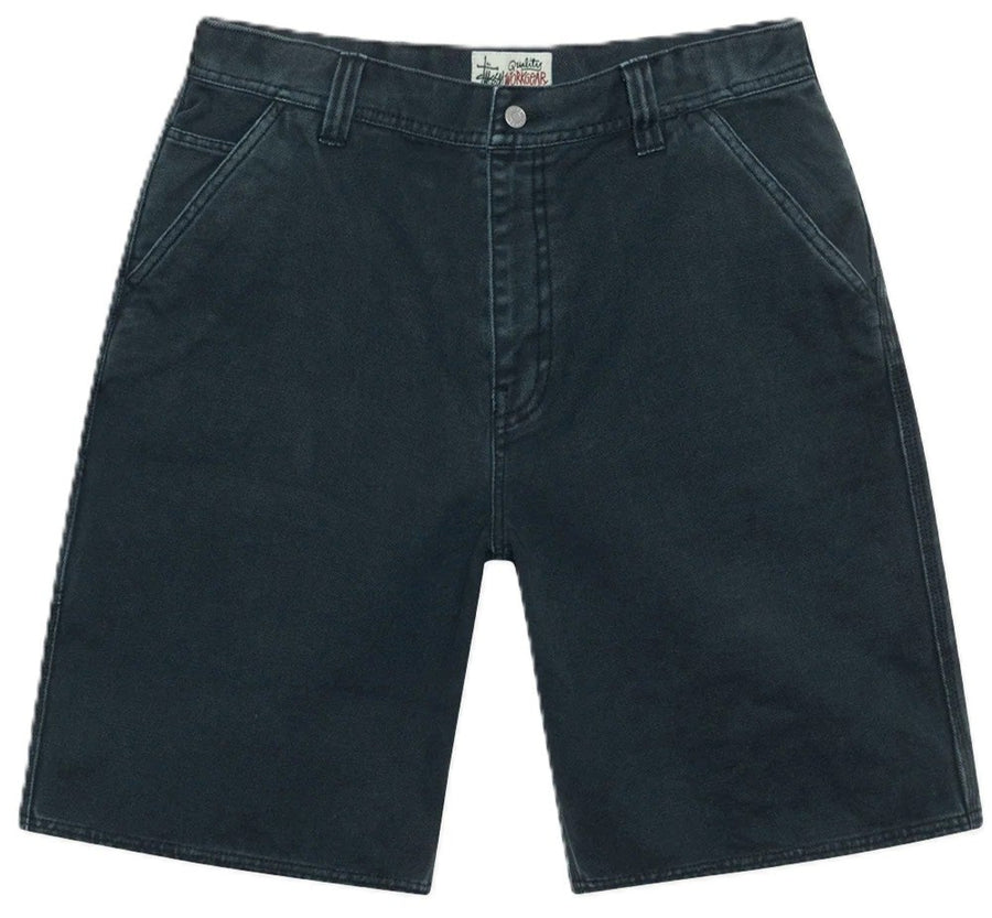 Stussy Washed Canvas Work Short Black