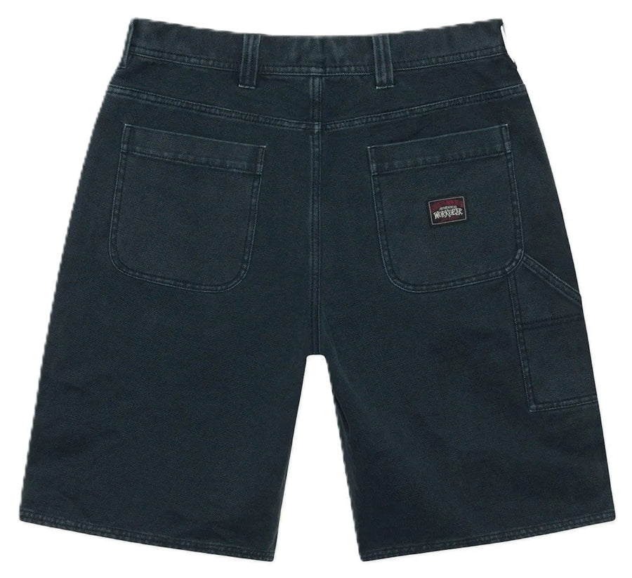 Stussy Washed Canvas Work Short Black