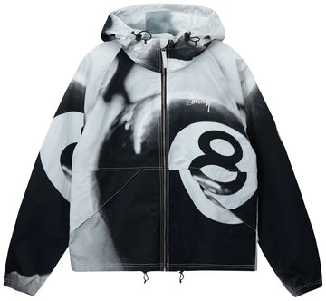 Stussy 8 Ball Beach Shell Jacket Multi (WORN)