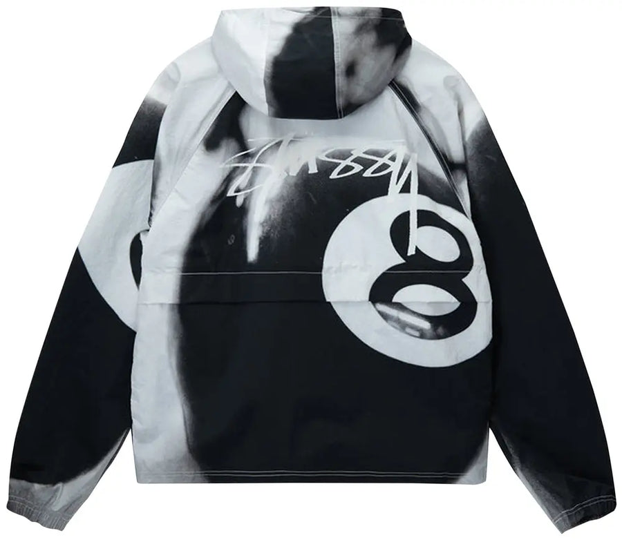Stussy 8 Ball Beach Shell Jacket Multi (WORN)