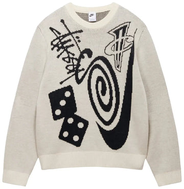 Nike x Stussy Knit Sweater Natural