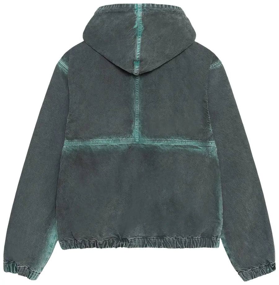 Stussy Spray Dye Work Jacket Black (WORN)