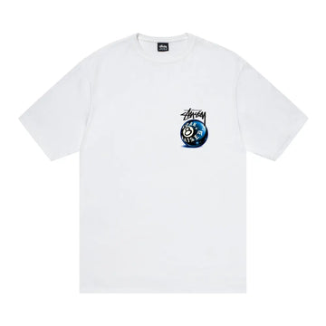 Stüssy x Born X Raised 8 Ball Tee White