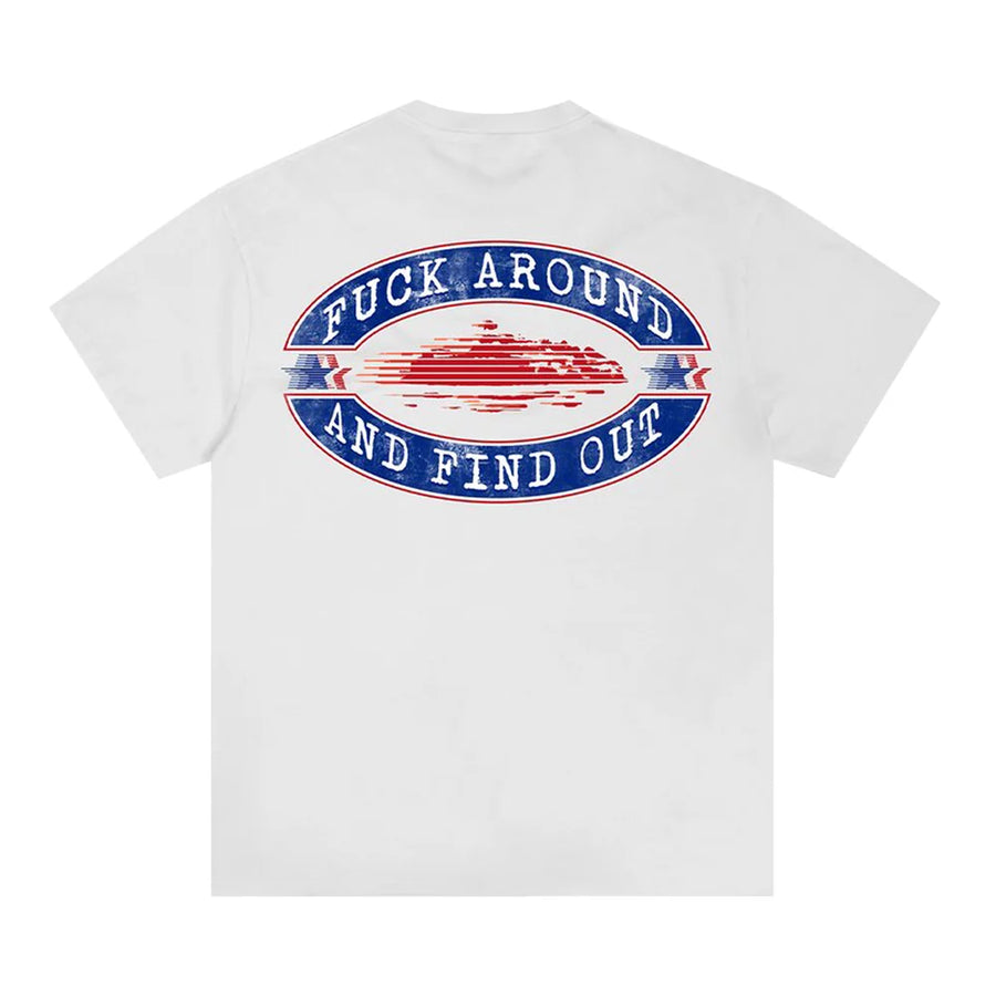 Corteiz Fuck Around Tee White