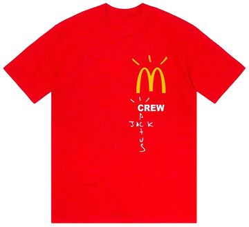 Travis Scott x McDonalds Crew Tee Red (WORN)