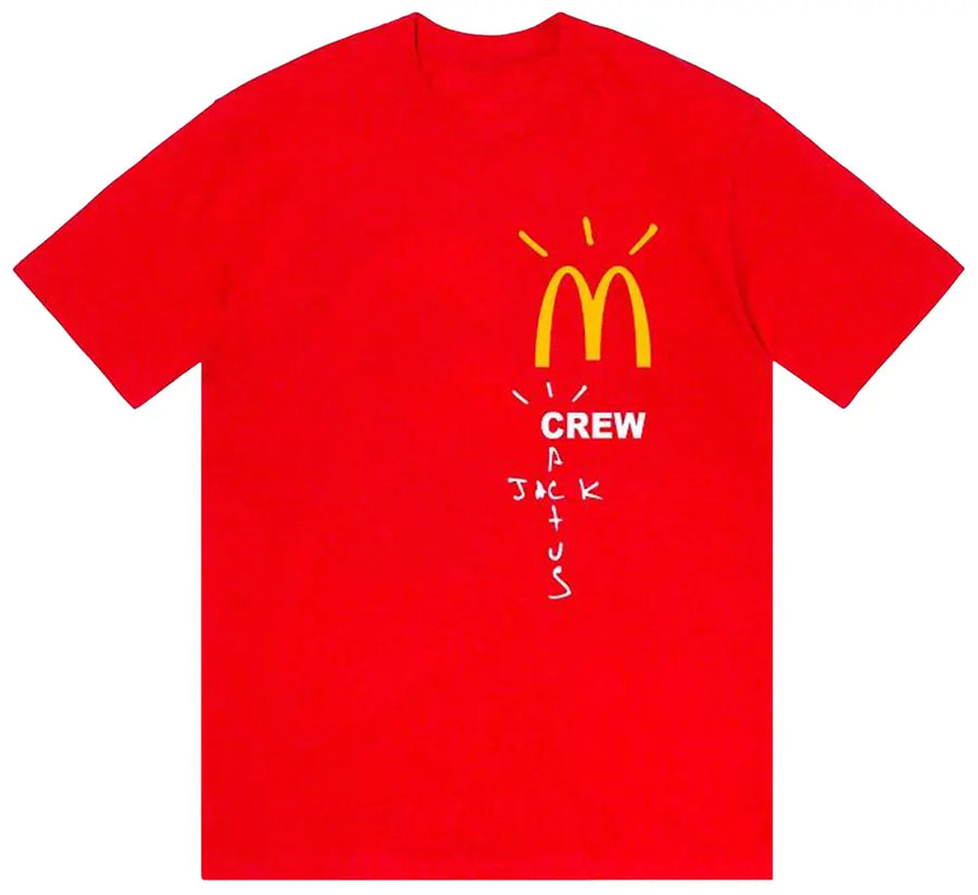 Travis Scott x McDonalds Crew Tee Red (WORN)