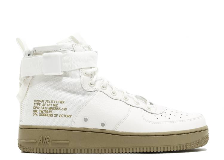 Nike SF Air Force 1 Mid Ivory Olive
