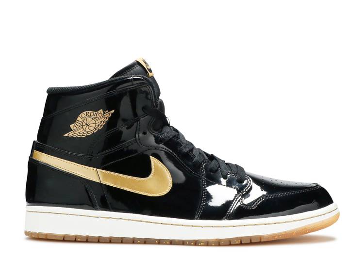Jordan 1 Retro Black Metallic Gold (2013) (WORN)