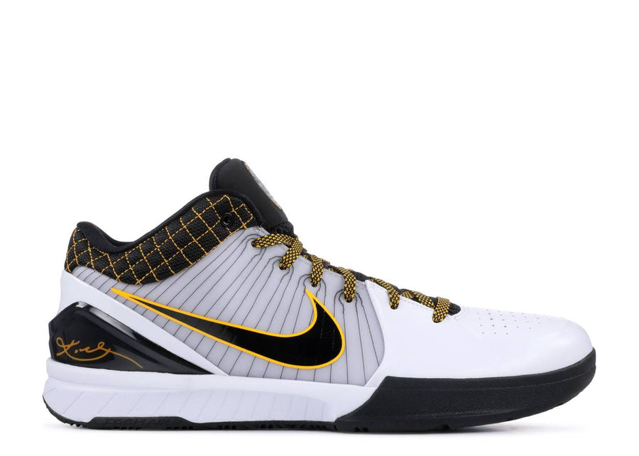 Nike Kobe 4 Protro White Black Del Sol