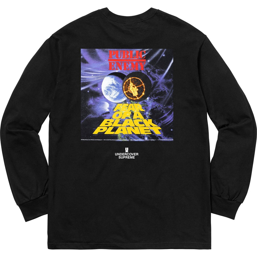Supreme UNDERCOVER/Public Enemy Counterattack L/S Tee Black (WORN)