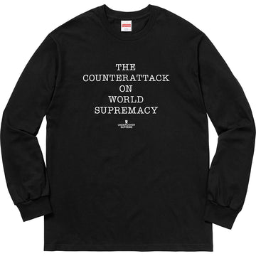 Supreme UNDERCOVER/Public Enemy Counterattack L/S Tee Black (WORN)