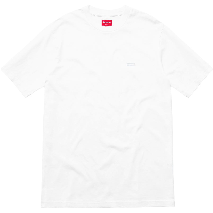 Supreme Metallic Small Box Logo Tee White (WORN)
