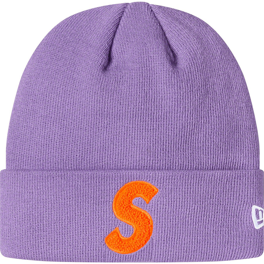 Supreme New Era Box S Logo Beanie Light Violet