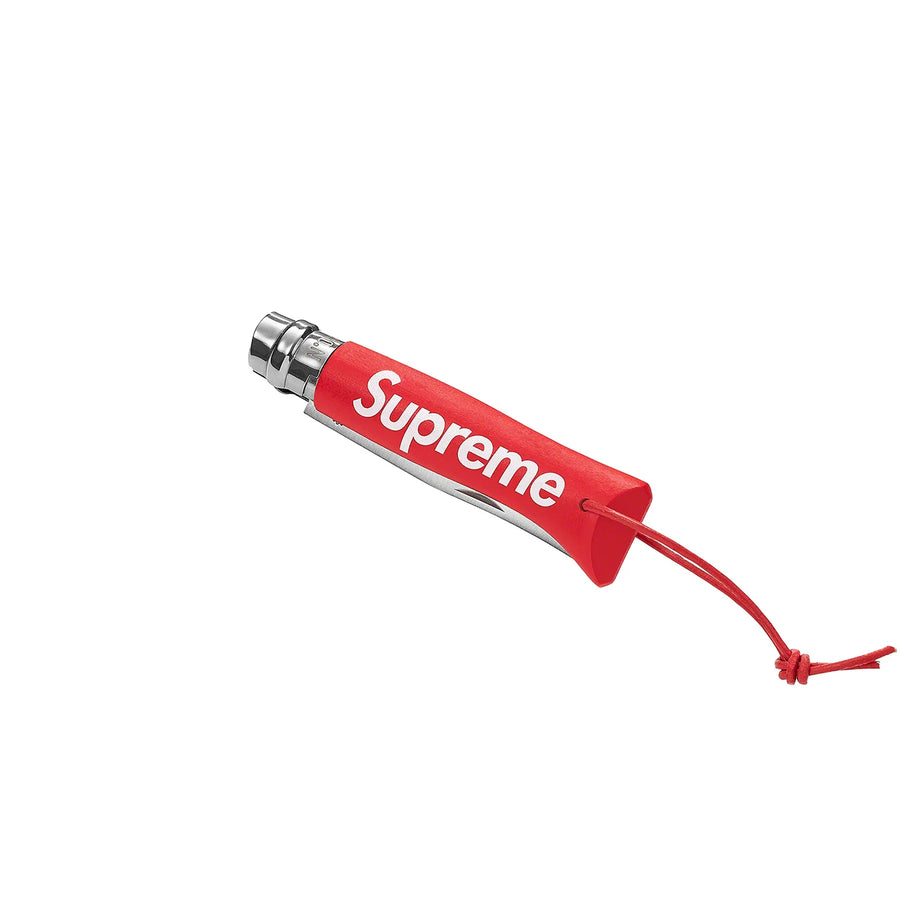 Supreme Opinel No.08 Folding Knife Red