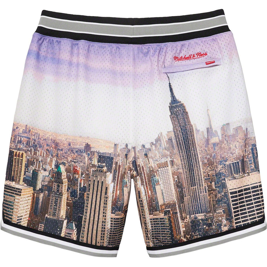 Supreme Mitchell & Ness Basketball Short Skyline (WORN)