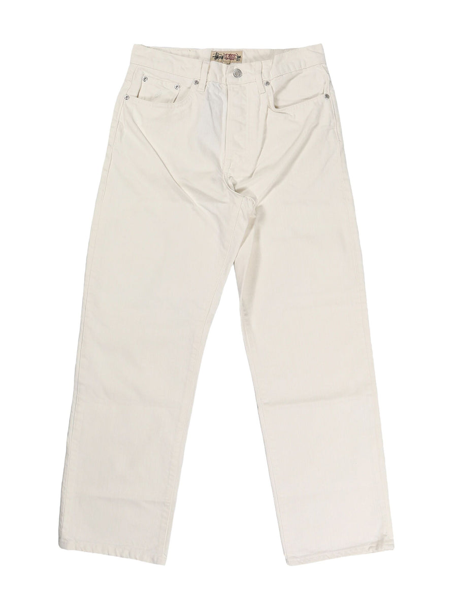 Stussy Overdyed Classic Jean White (WORN)