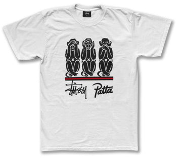 Stussy Patta AM8 Tee White