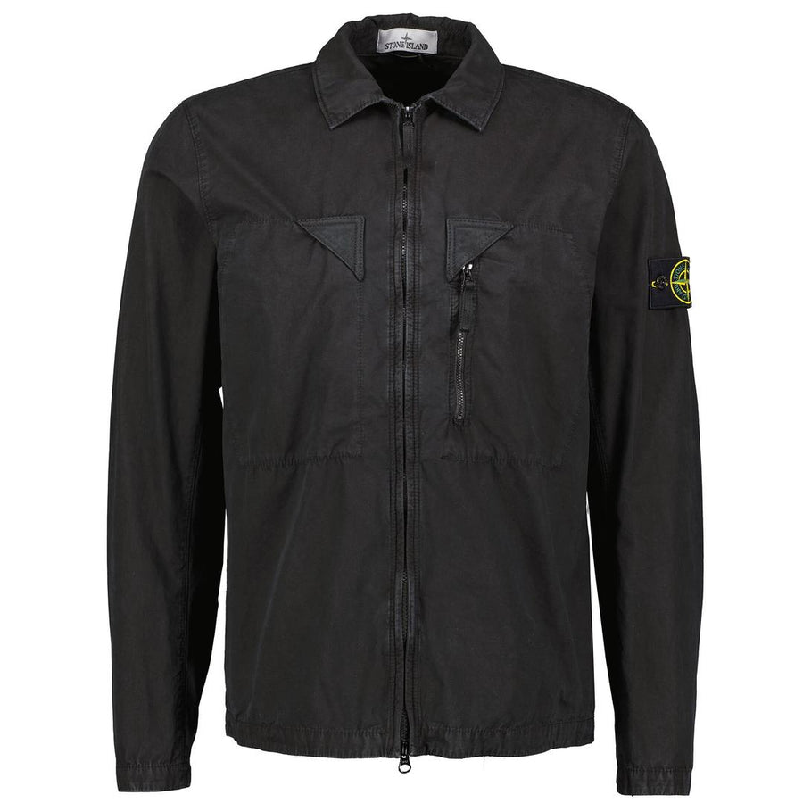 Stone Island Logo-patch Shirt Jacket Farfetch