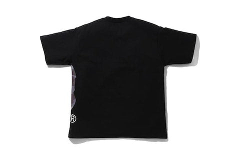 BAPE Color Camo Side Big Ape Head Relaxed Tee Black/Burgundy