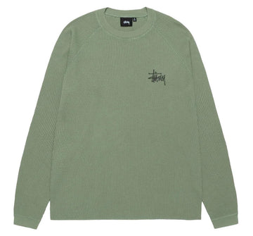 Stussy Raglan Basic Stock L/S Thermal Sage