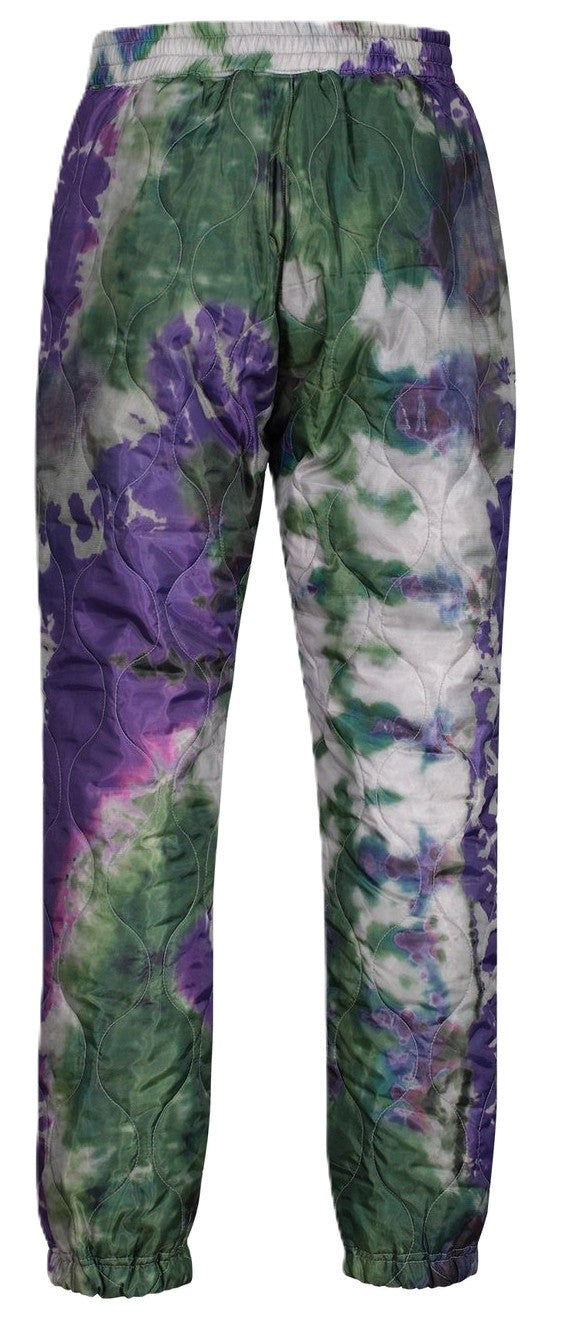 Stussy Curtis Dye Quilted Pant Olive (WORN)