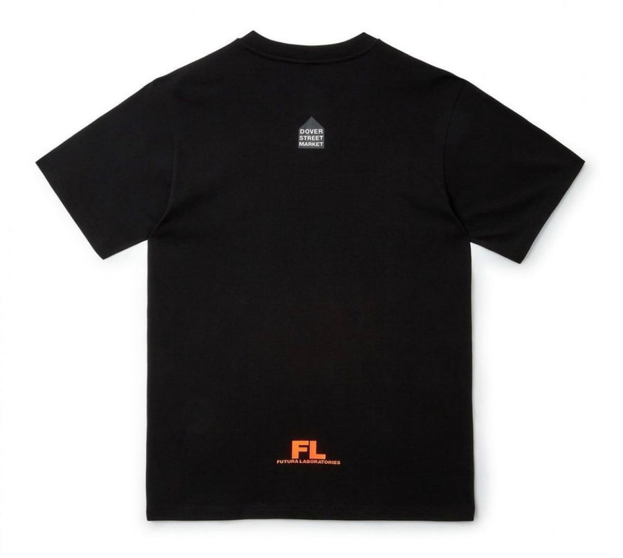 Futura Dover Street Market Fluro Rebellion Tee Black