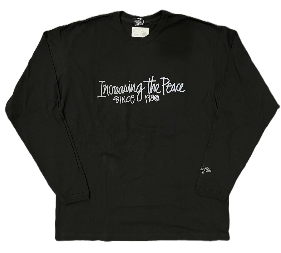 Stussy Vintage Increasing The Peace L/S Tee Black