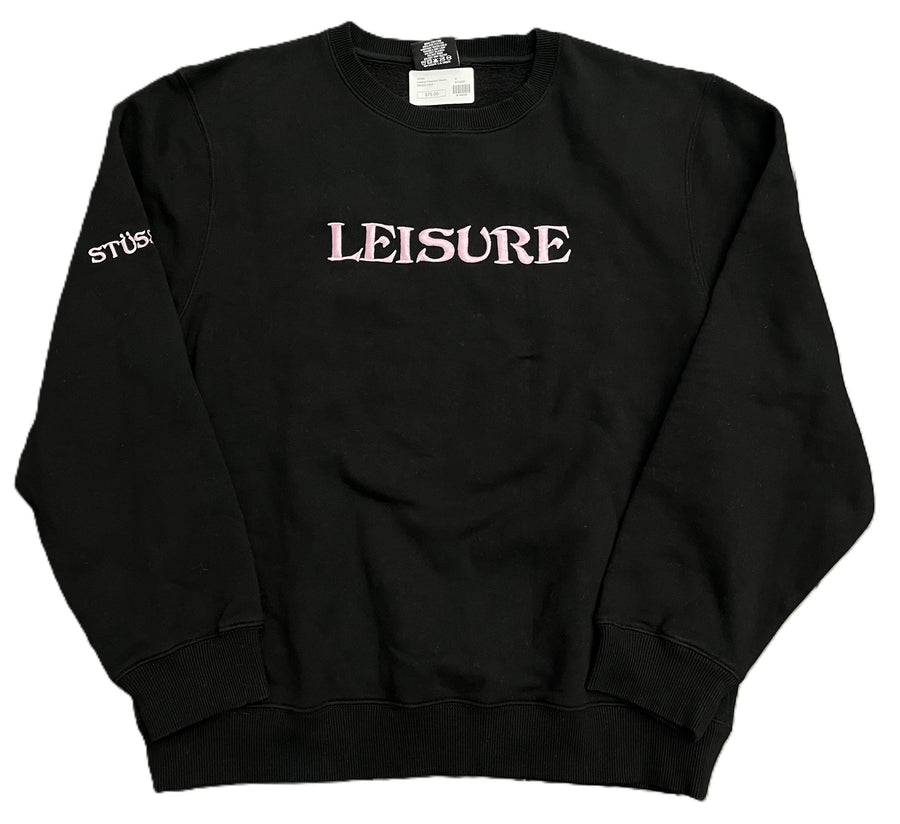 Stussy Leisure Crewneck Black