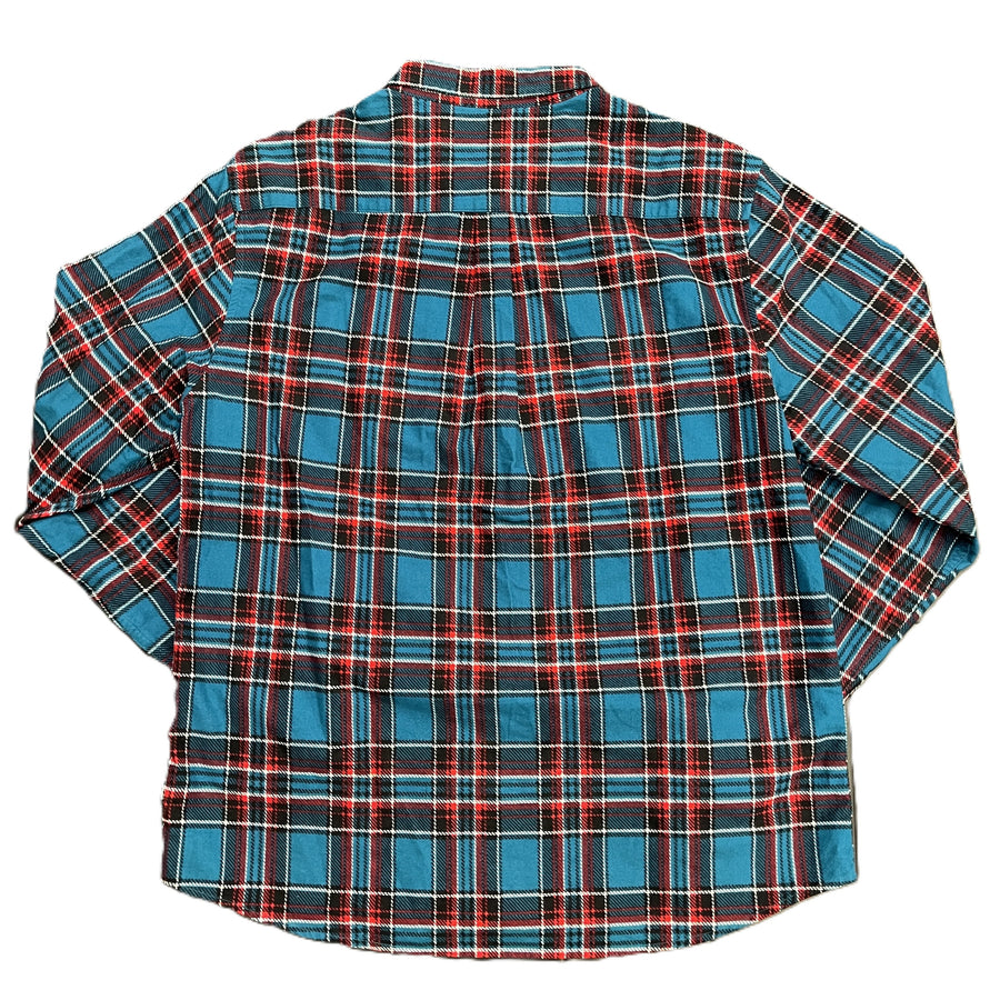 Stussy Plaid Flannel Teal/Red