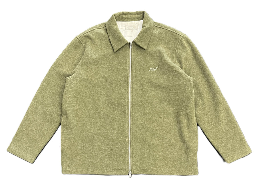 Kith Felted Jersey Lane Coaches Jacket Brush (WORN)