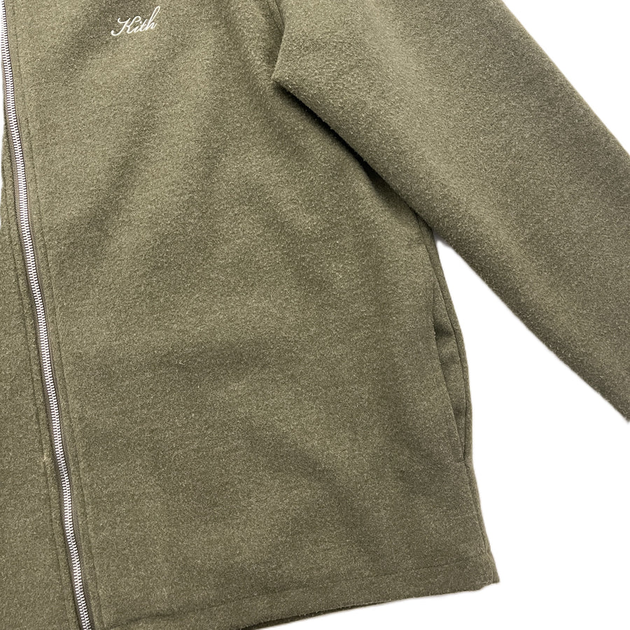 Kith Felted Jersey Lane Coaches Jacket Brush (WORN)