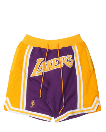 M&N x Just Don Purple Los Angeles Lakers Hardwood Classics 1996-97 Road Shorts