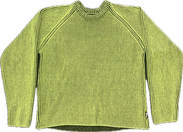 Stussy Contrast Rib Sweater Green (WORN)