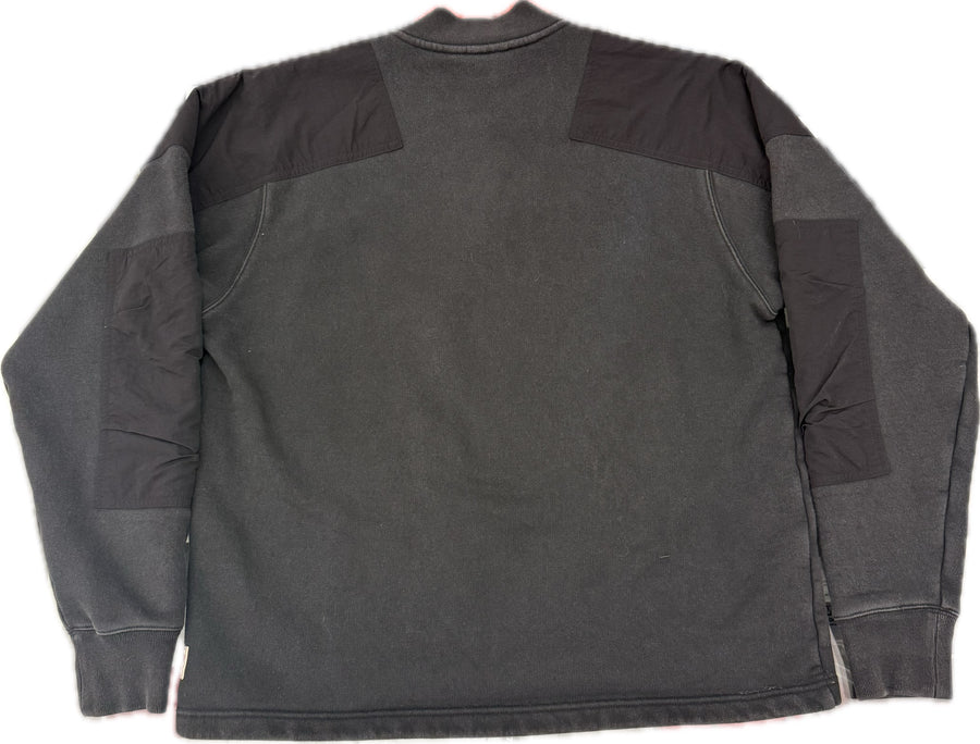 Stussy Open Henley Fleece Black (WORN)