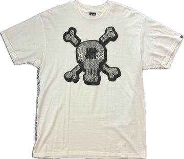 Stussy UNDFTD Skull Tee White (WORN)