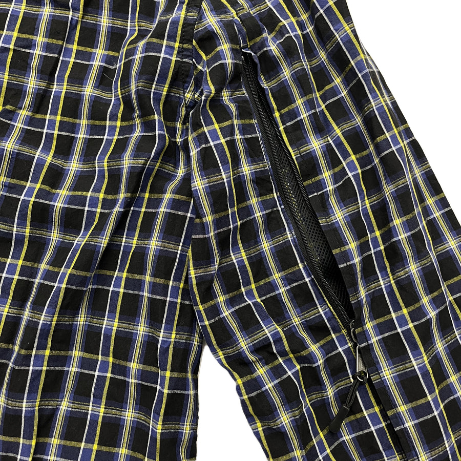 Stussy Vintage Blackout Plaid Jacket Black Yellow