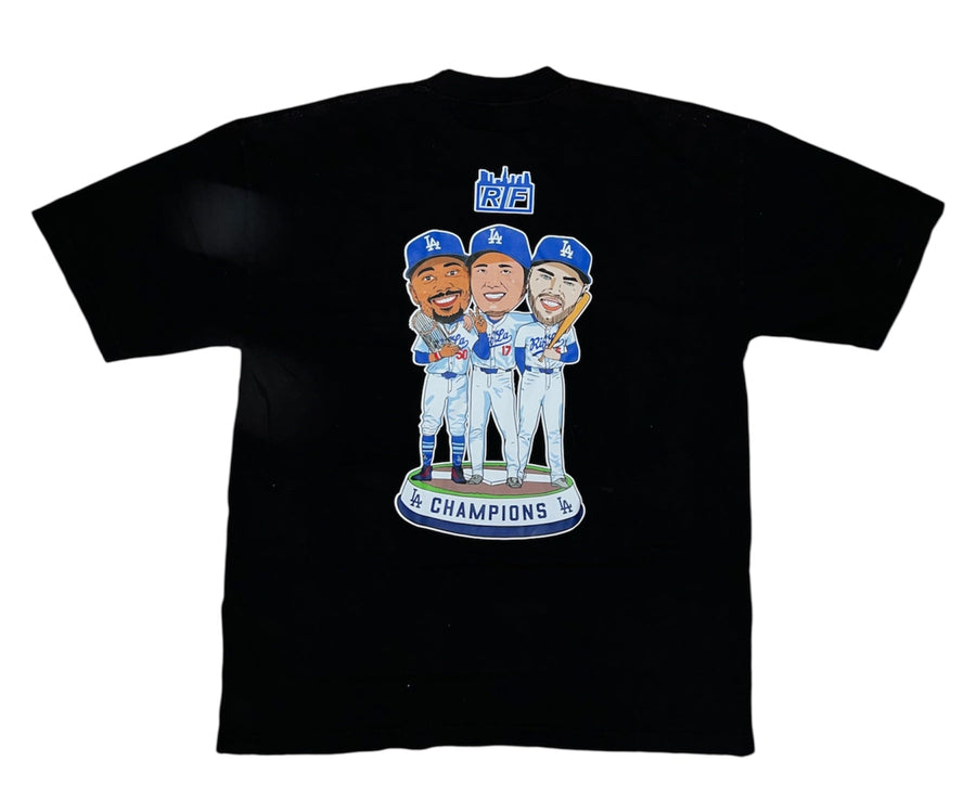 RIF LA '2025 CHAMPS' Bobble Head Tee Black