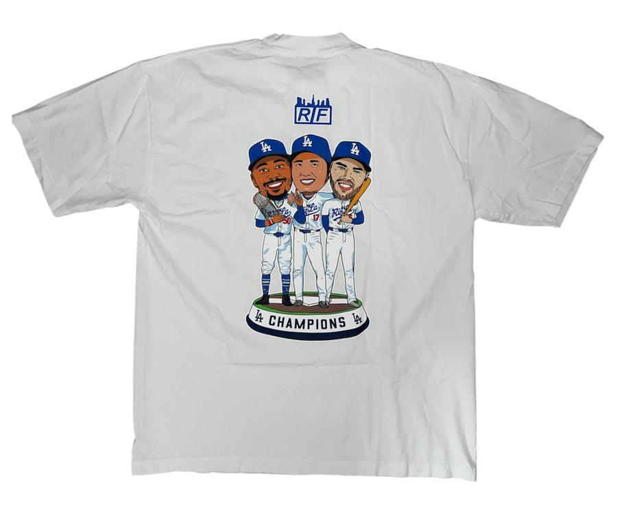 RIF LA '2025 CHAMPS' Bobble Head Tee White