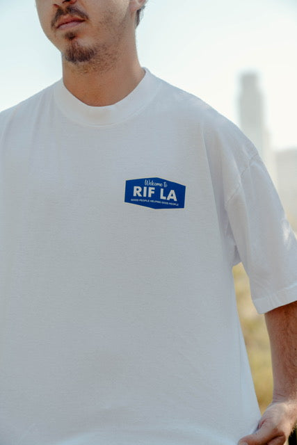 RIF LA '2025 CHAMPS' Bobble Head Tee White