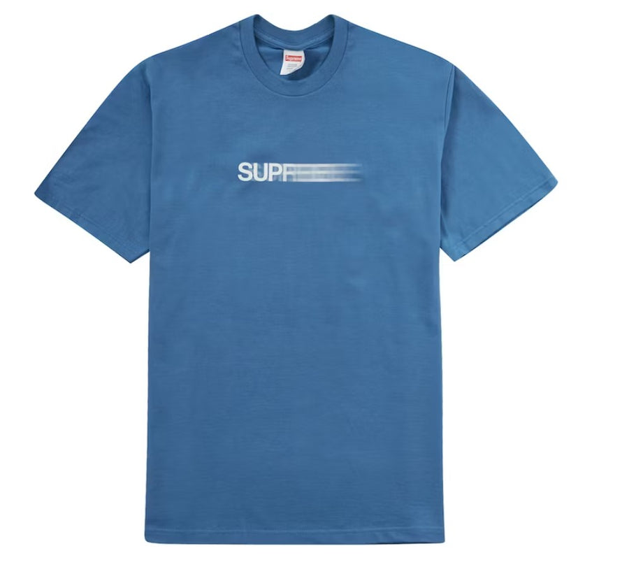 Supreme Motion Logo Tee (SS23) Faded Blue