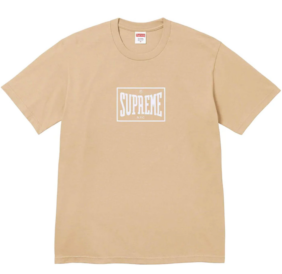 Supreme Warm Up Tee Khaki