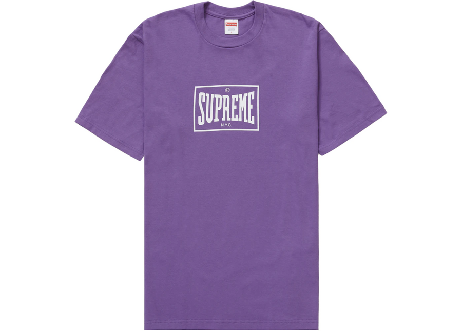 Supreme Warm Up Tee Purple