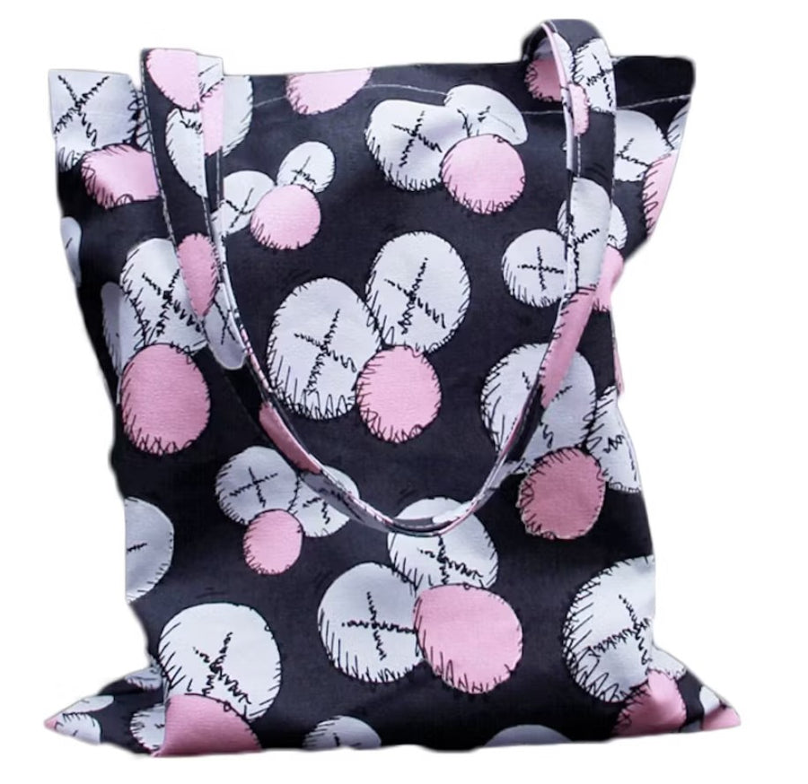 KAWS BFF Tote Bag Black