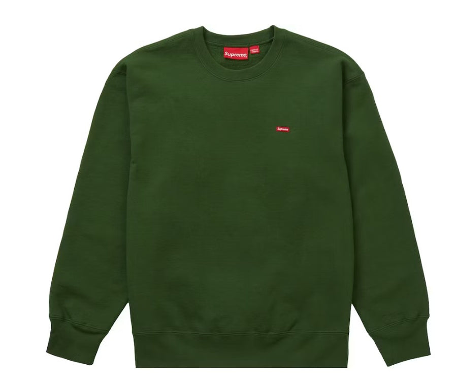 Supreme Small Box Crewneck (FW20) Green (WORN)