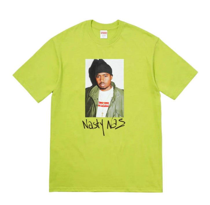 Supreme Nas Tee Lime Green