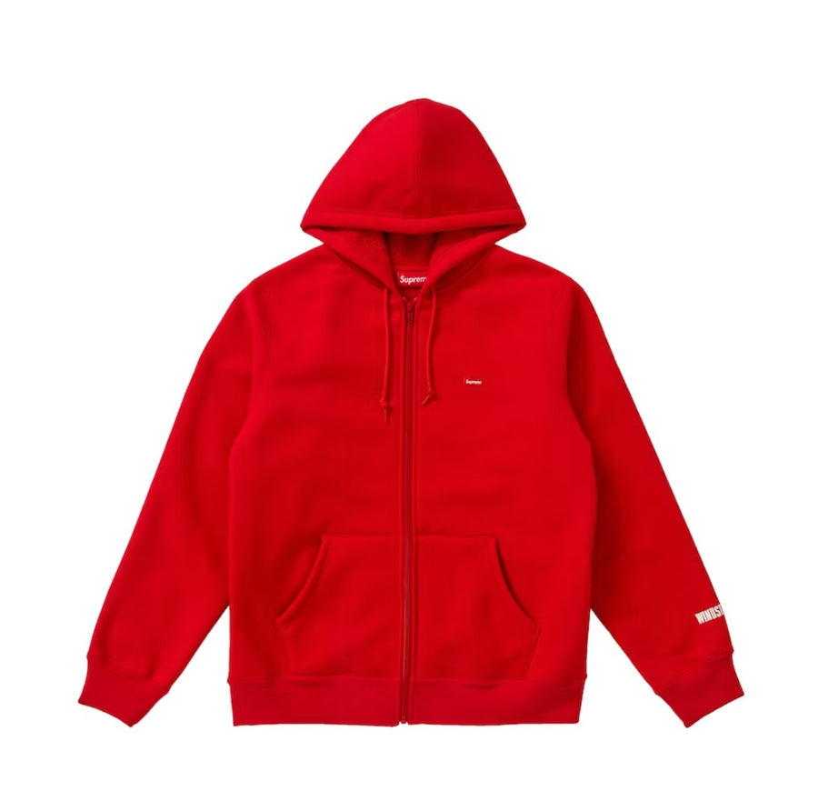 Supreme WINDSTOPPER Zip Up Hooded Sweatshirt Red