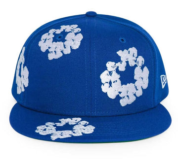 Denim Tears New Era Cotton Wreath 59/50 Cap Royal Blue