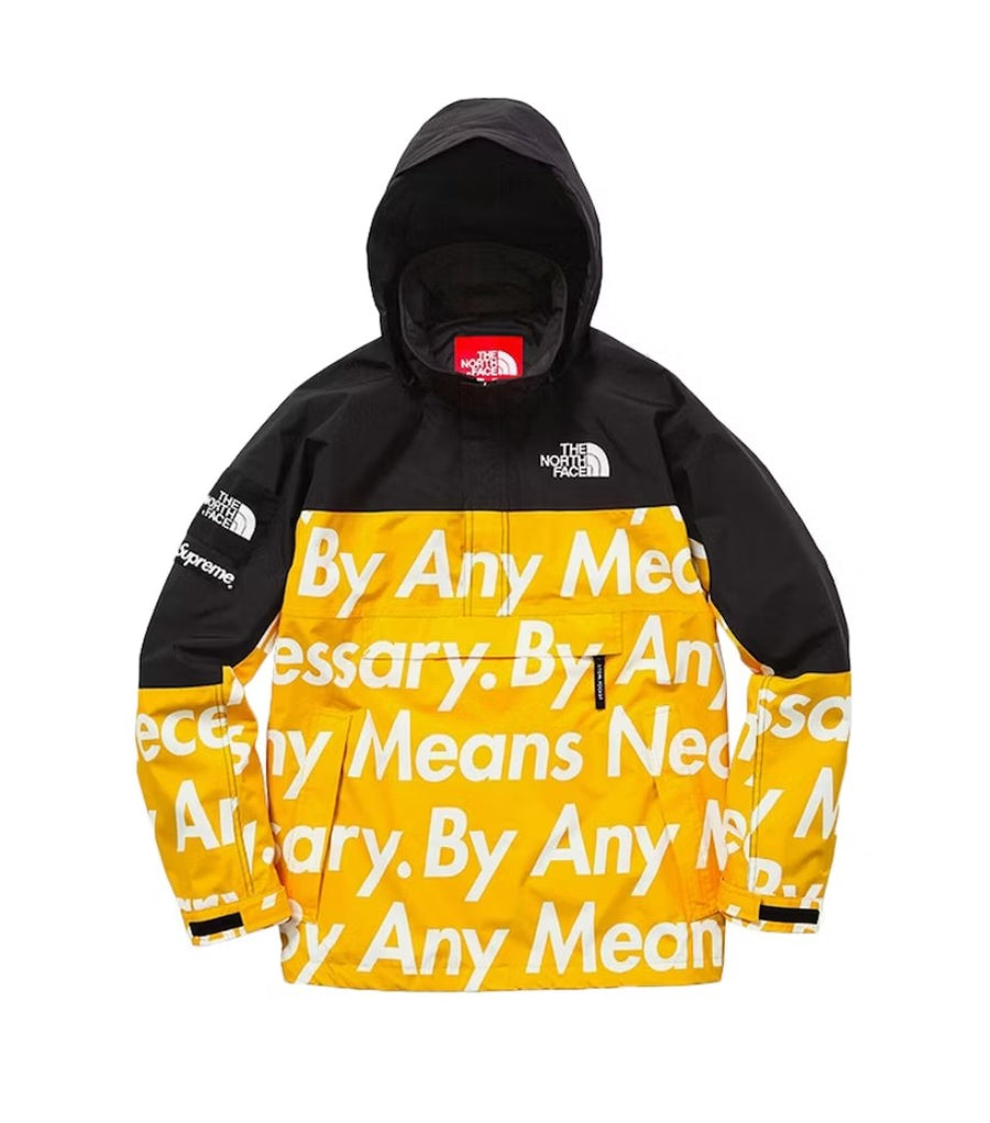 Supreme The North Face By Any Means Mountain Jacket (F/W15) Yellow (WORN)